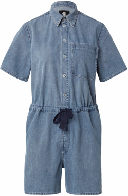 G-STAR Overal  modrá denim