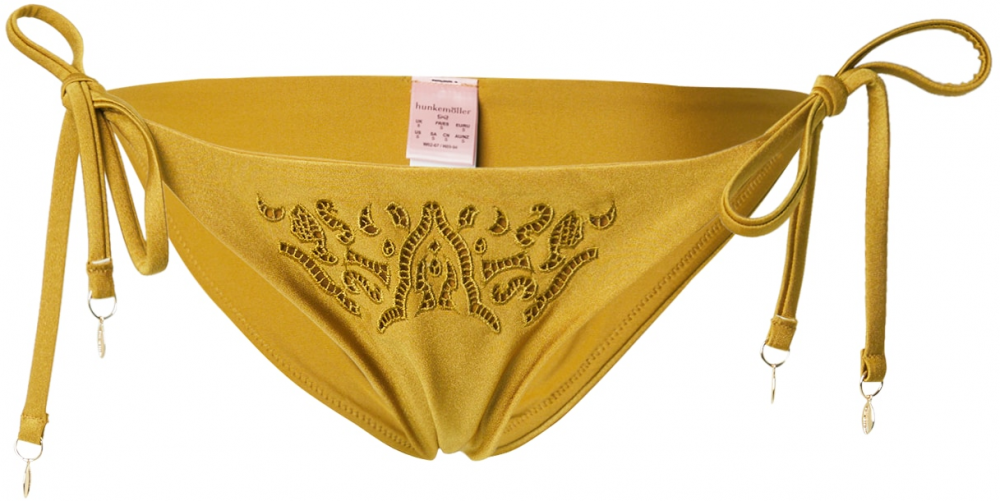 Hunkemöller Bikinové nohavičky  horčicová
