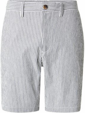 SELECTED HOMME Chino nohavice 'SLHKARL'  tmavomodrá / biela