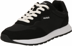 HUGO Nízke tenisky 'Icelin_Runm'  krémová / čierna