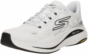 SKECHERS Bežecká obuv 'MAX CUSHIONING PROPULSION'  tmavosivá / čierna / biela