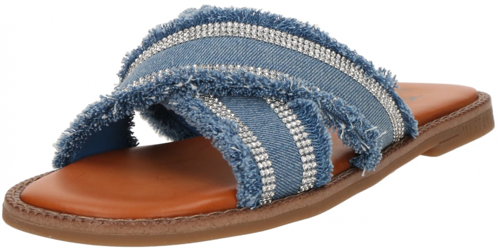 MUSTANG Šľapky  modrá denim