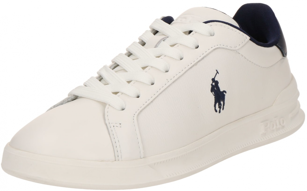 Polo Ralph Lauren Nízke tenisky 'HRT CRT II'  čierna / biela