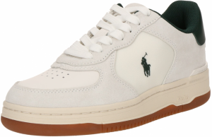 Polo Ralph Lauren Nízke tenisky 'MASTERS CRT'  tmavozelená / biela