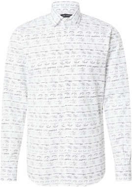 Karl Lagerfeld Košeľa  čierna / biela