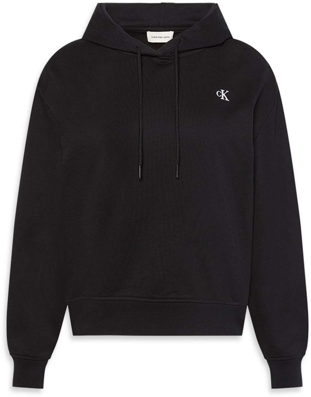 Calvin Klein Jeans Mikina  čierna / biela