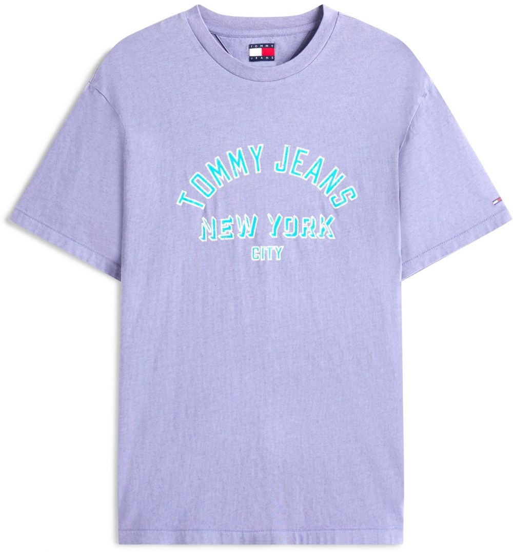 Tommy Jeans Tričko  tyrkysová / indigo / biela