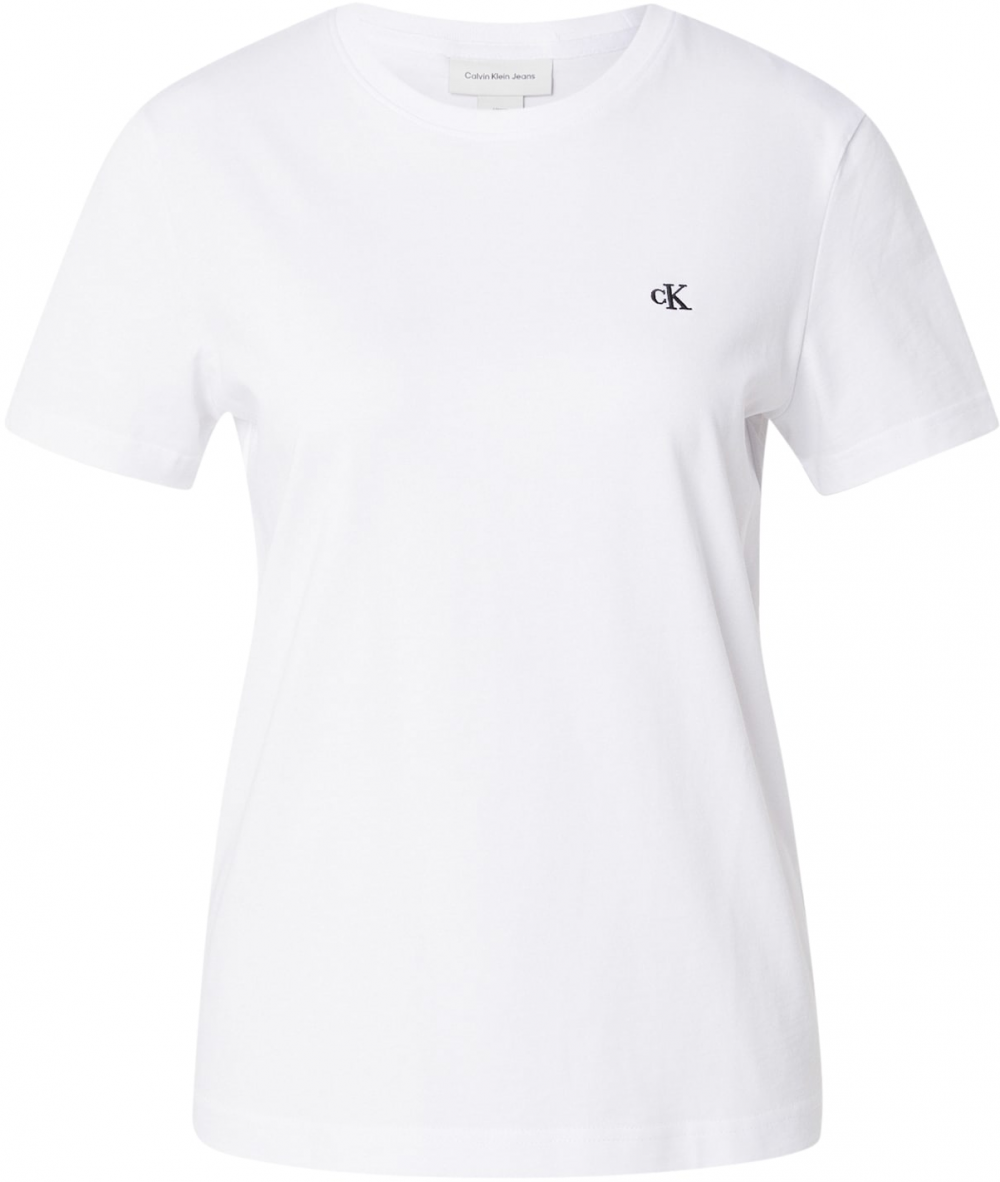Calvin Klein Jeans Tričko 'Archive'  biela