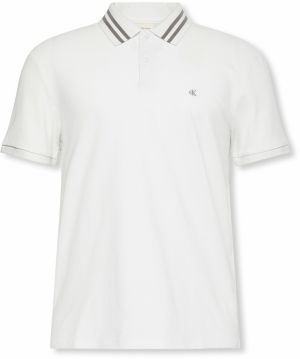 Calvin Klein Jeans Tričko  sivá / biela