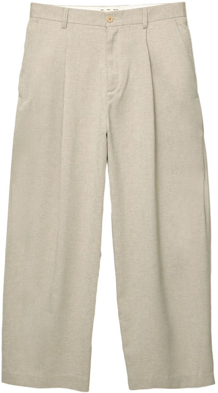 Pull&Bear Plisované nohavice  béžová