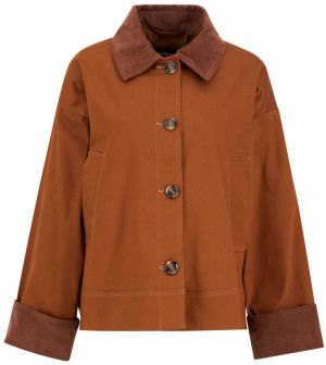 Barbour Prechodná bunda 'Abbey'  hrdzavohnedá