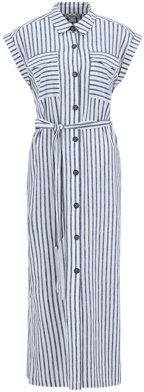 Barbour Košeľové šaty 'Abby'  tmavomodrá / biela