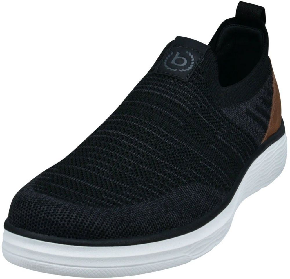 bugatti Slip-on obuv  koňaková / tmavosivá / čierna