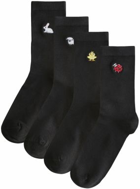 Next Ponožky  zmiešané farby / čierna