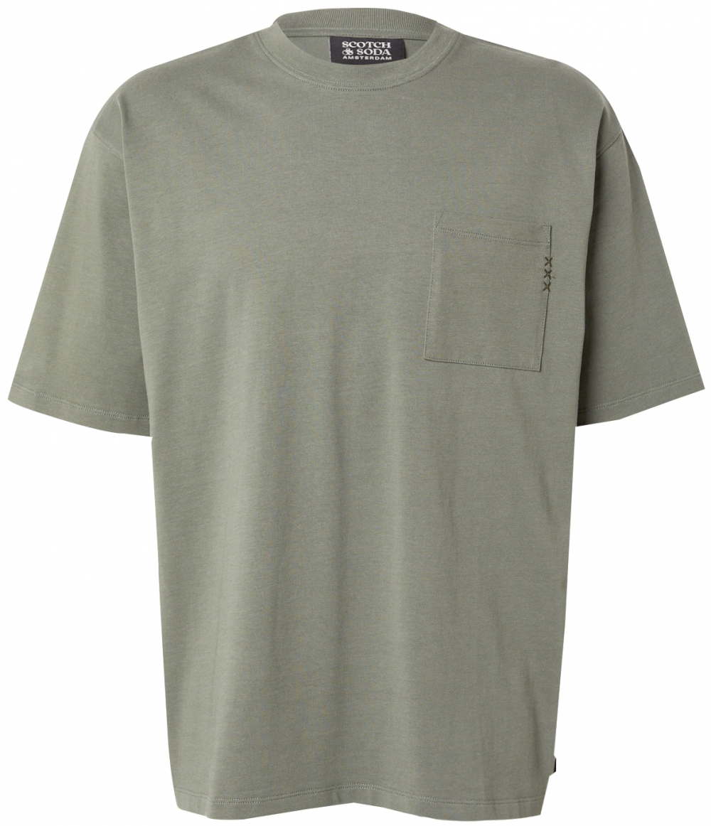 SCOTCH & SODA Tričko 'Seasonal Core'  pastelovo zelená