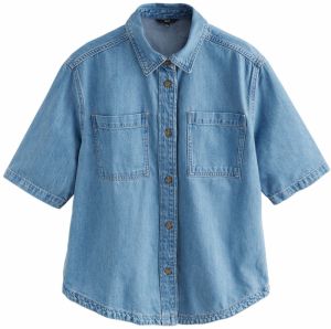 Next Blúzka  modrá denim
