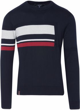 KOROSHI Sveter  námornícka modrá / červená / biela