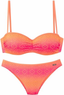 BUFFALO Bikiny  mandarínková / tmavoružová