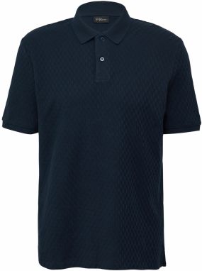 s.Oliver BLACK LABEL Tričko  námornícka modrá