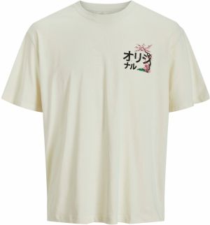 JACK & JONES Tričko  ružová / brusnicová / čierna / biela ako vlna