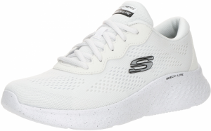 SKECHERS Nízke tenisky  tmavosivá / biela