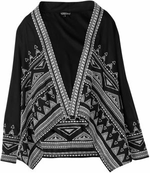 KOROSHI Kimono  čierna / biela