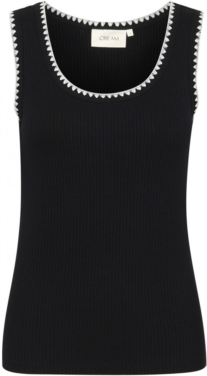 Cream Top 'CRRibba'  čierna / biela