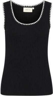 Cream Top 'CRRibba'  čierna / biela