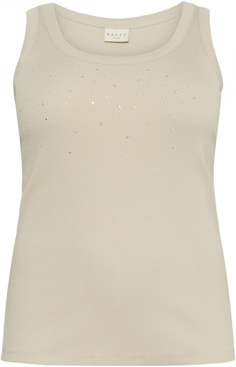 KAFFE CURVE Top 'KCCarina'  sivobéžová