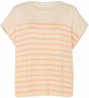 SAINT TROPEZ Sveter 'Mila'  broskyňová / svetlooranžová