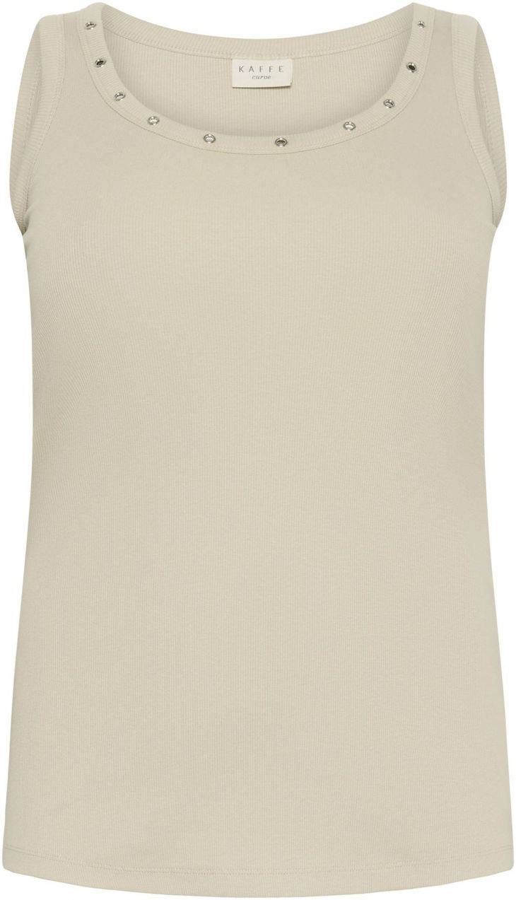 KAFFE CURVE Top 'KCcarina'  sivobéžová