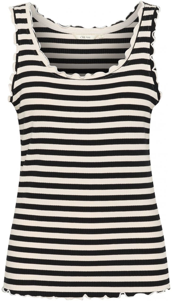 Cream Top 'CRRibba'  čierna / biela