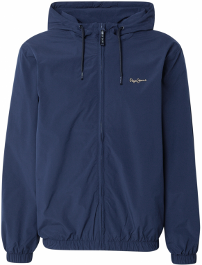 Pepe Jeans Prechodná bunda 'Monson'  námornícka modrá / biela