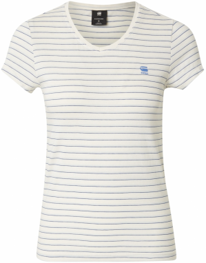 G-STAR Tričko 'Eyben'  námornícka modrá / azúrová / pastelovo modrá / biela