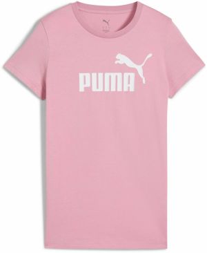 PUMA Funkčné tričko 'ESS No. 1'  ružová / biela