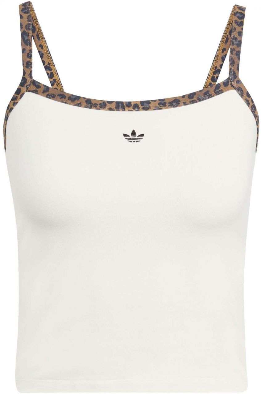 ADIDAS ORIGINALS Top  sépiová / čierna / biela