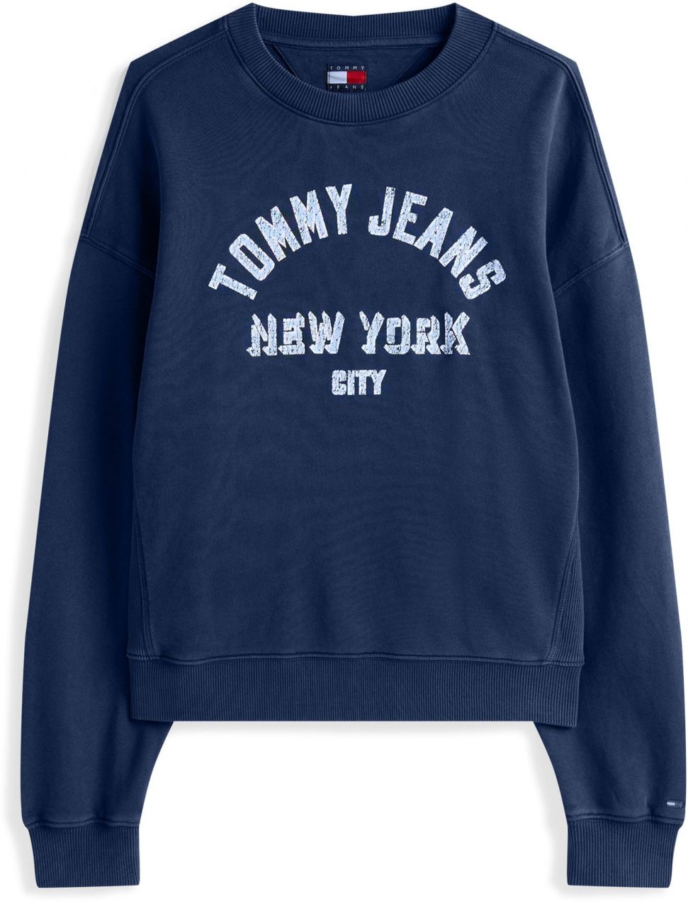 Tommy Jeans Mikina  námornícka modrá / pastelovo modrá / biela