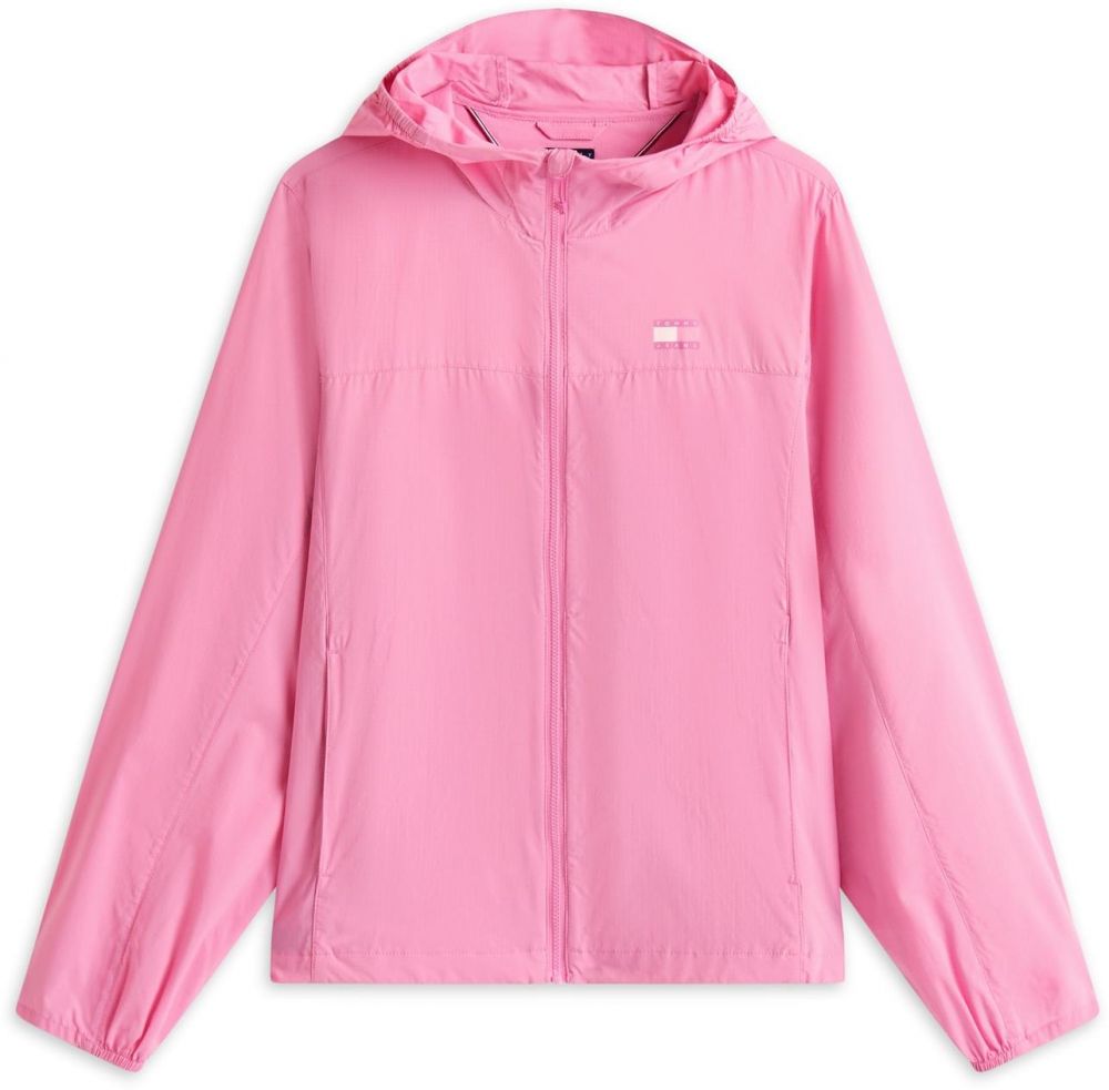 Tommy Jeans Prechodná bunda  svetloružová