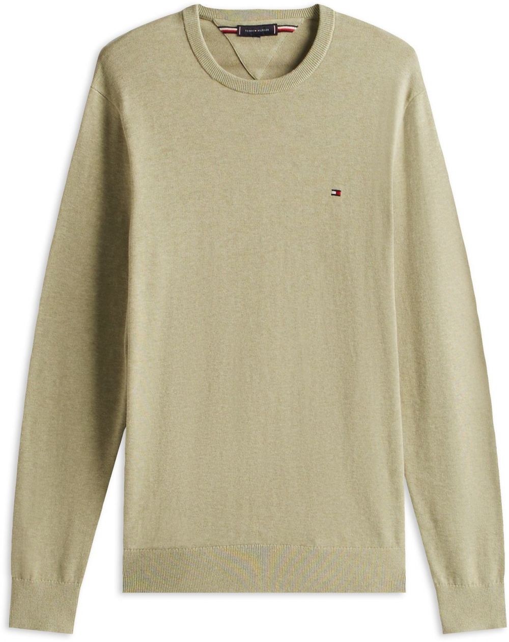 TOMMY HILFIGER Sveter 'ESSENTIAL'  kaki