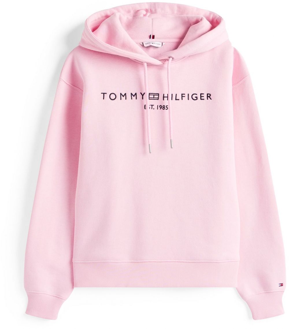 TOMMY HILFIGER Mikina  svetloružová / čierna