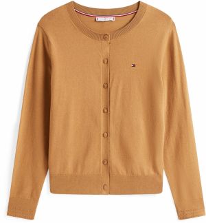 TOMMY HILFIGER Kardigán  sépiová