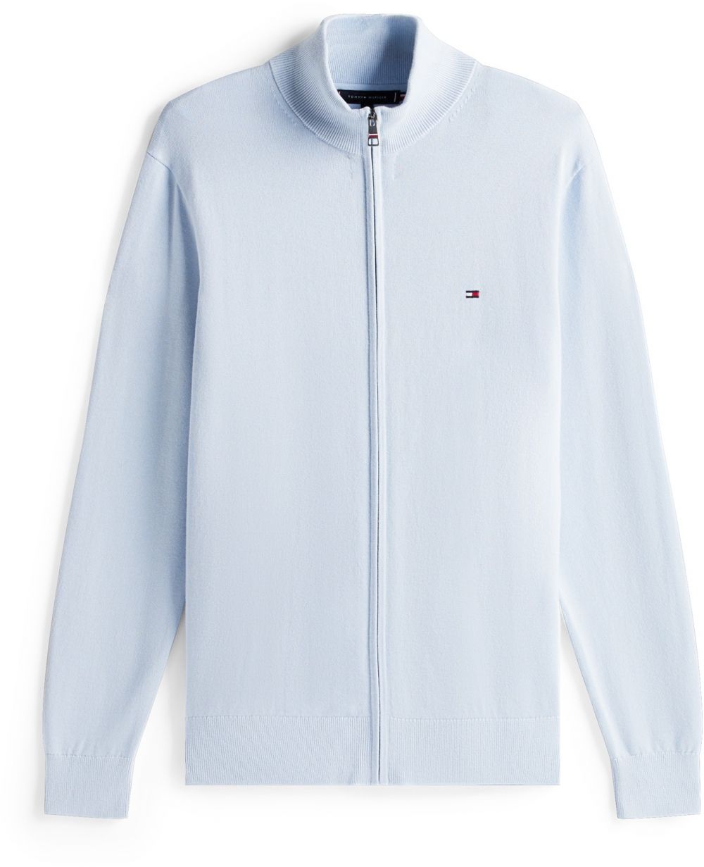 TOMMY HILFIGER Kardigán 'ESSENTIAL'  svetlomodrá