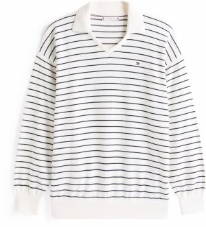 TOMMY HILFIGER Tričko  námornícka modrá / biela