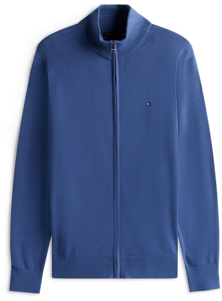 TOMMY HILFIGER Kardigán 'ESSENTIAL'  modrá