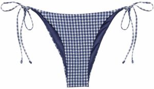 Pull&Bear Bikinové nohavičky  námornícka modrá / biela