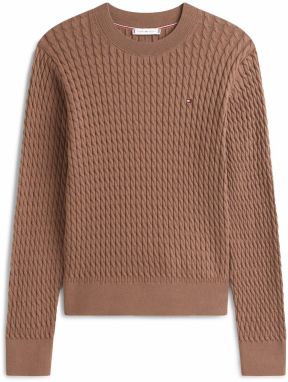 TOMMY HILFIGER Sveter  hnedá