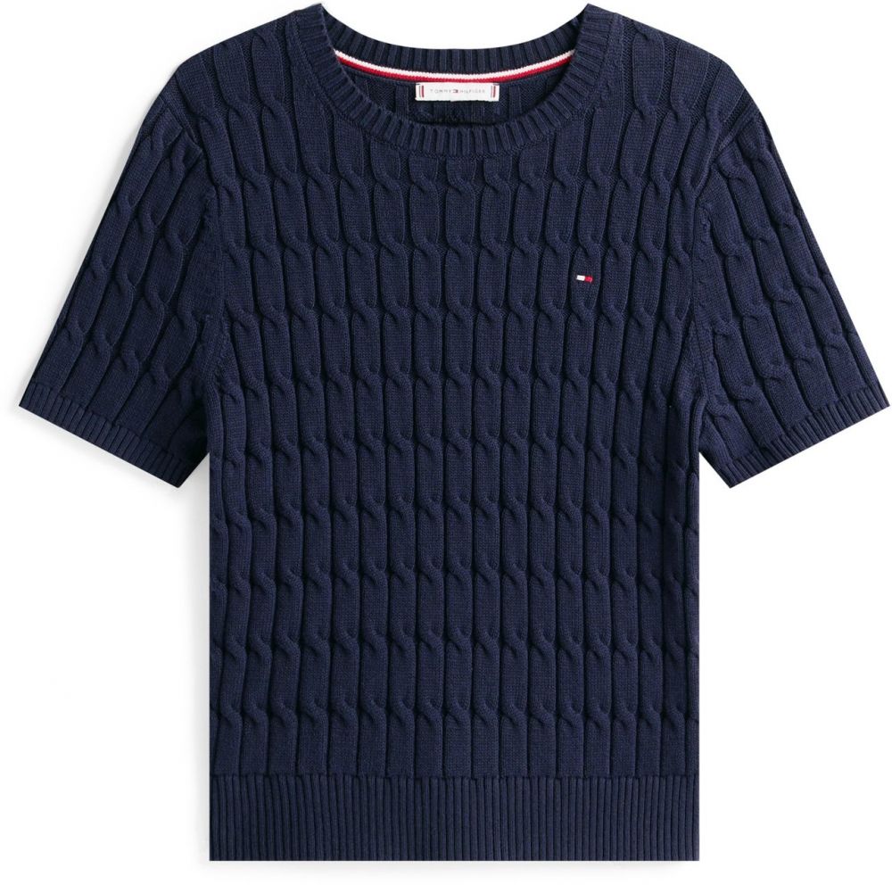 TOMMY HILFIGER Sveter  námornícka modrá