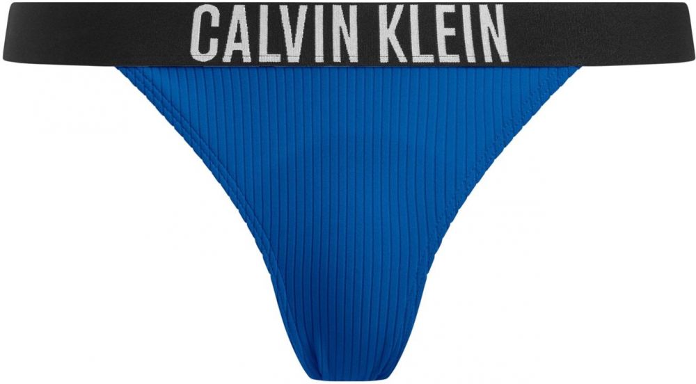 Calvin Klein Swimwear Bikinové nohavičky  modrá / čierna / biela