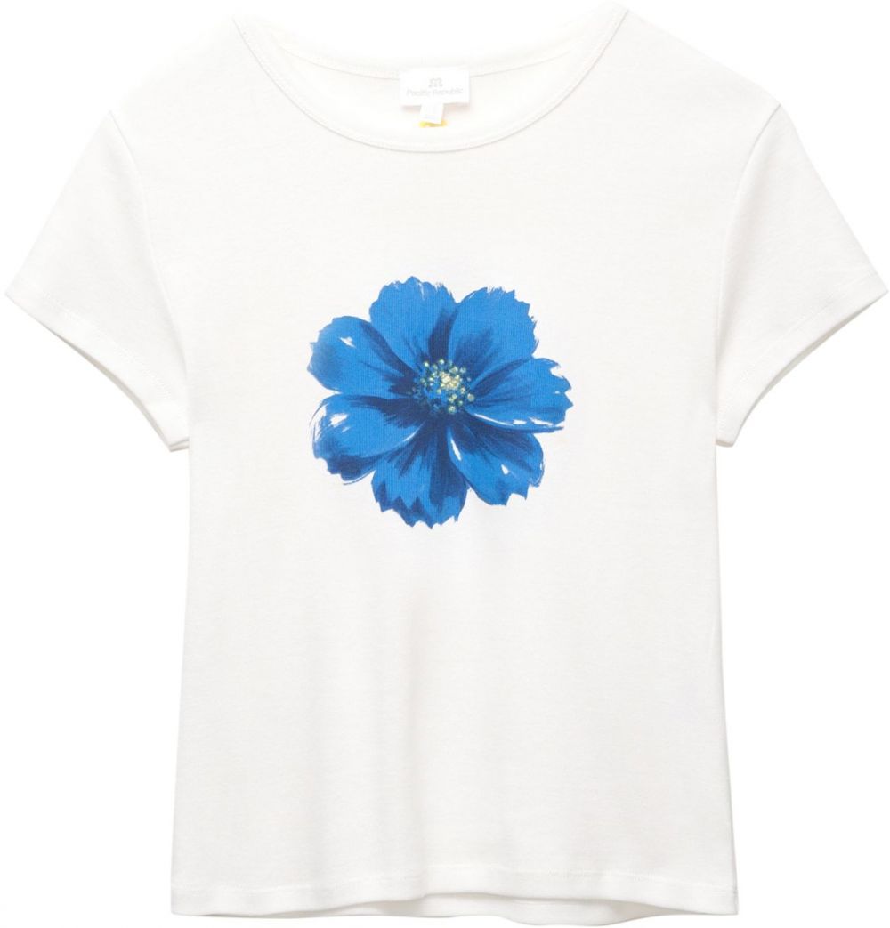 Pull&Bear Tričko  modrá / biela