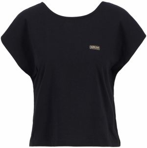 Barbour International Tričko 'Natalia'  čierna / strieborná